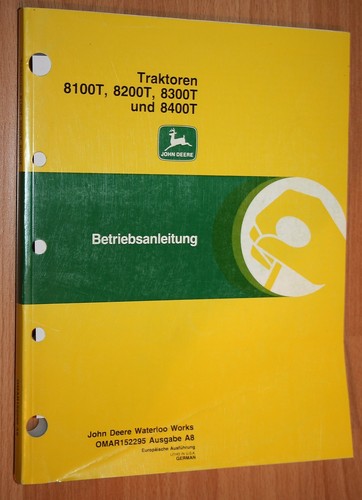 John deere betriebsanleitung - deere,