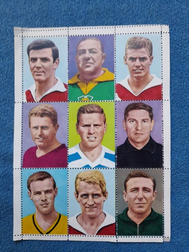 Sicker 1965 uncut - sheet, 1.fc
