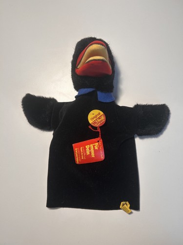 Steiff handpuppe rabe hucky - steiff,