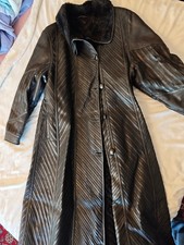 Vintage ledermantel echtleder - vintage,