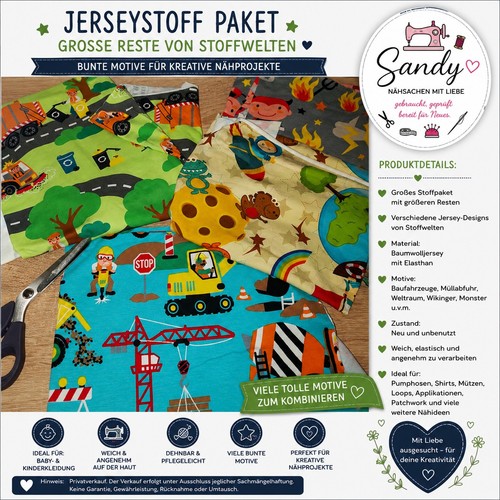 Großes jerseystoff paket - 🧵,