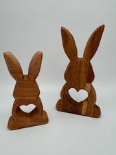 Holz Hase mit Herz