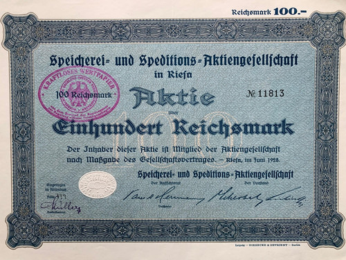 Speicherei und speditions - speditions, ag