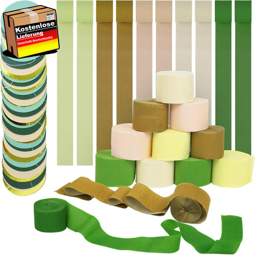 Krepppapier set 5cm 25m - krepppapier,