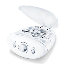 Beurer MP 100 elektrische Maniküre-/ Pediküre-Profistation, 10 Aufsätze aus Saph