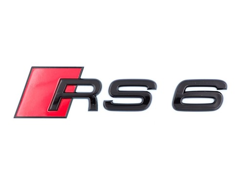 Original audi rs6 - audi, schriftzug