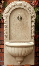 ?Wandbrunnen Brunnen Sandbrunnen mit Wasserhahn Sandstein Steinkunst BLACKFORM