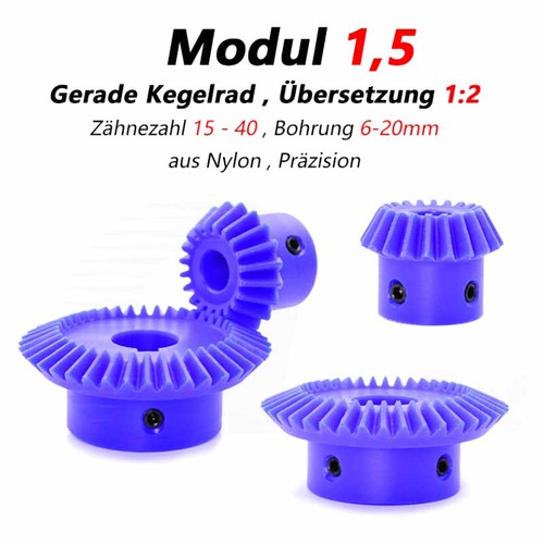 Kegelrad aus kunststoff modul - aus,