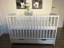 Babybett 60×120 cm mit Matratze