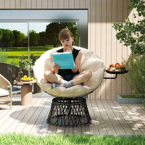 Papasansessel rattan 360 - rattan, 360°
