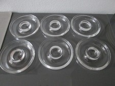 6 Stück Eierbecher Glas rund