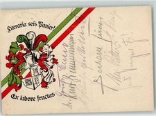 13464825 - 6800 Saalfeld Literaria seis Panier Ort lt. Stempel Studentenwappen