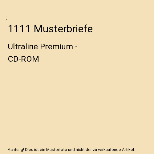 1111 musterbriefe ultraline - musterbriefe:,