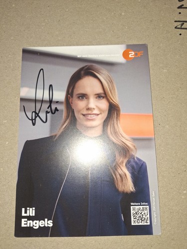 Autogrammkarte lili engels - autogrammkarte,