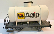 LGB Spur G 94480 Kesselwagen Agip bespielt/Gebrauchsspuren bitte lesen ohne OVP