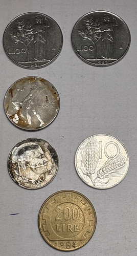 Münzen italia 200 lire - 6,