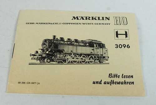Märklin 3096 anleitung spur - 3096,