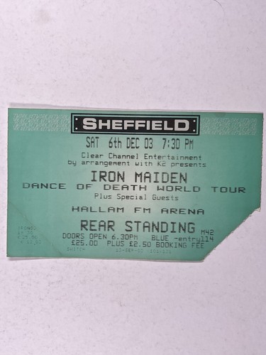 Iron maiden ticket dance - maiden,