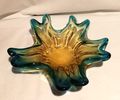 Schale glasschale mit flügel - glasschale,