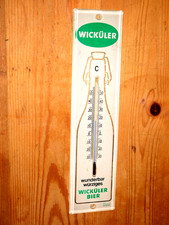 Seltenes Brauerei Thermometer Brauerei Wicküler Wuppertal