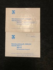 Betriebsanleitung  Sachs 502/1A 502/1 B 1960 Hercules Kreidler