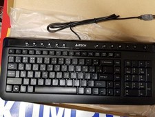 Tastatur Schwarz Russische