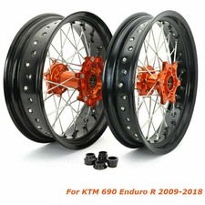 17" Supermoto Räder Vorderrad Hinterrad Felgen für KTM 690 Enduro / R 2008-2021