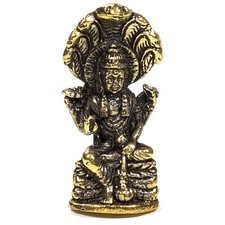 Miniatur Vishnu -- 20 g; 3.5 cm Figur Messing