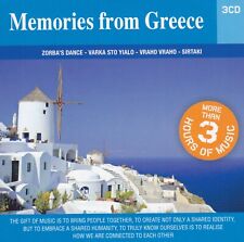 MEMORIES FROM GREECE - 3 CD - ZORBA'S DANCE - BOUZOUKI - IPOMONI