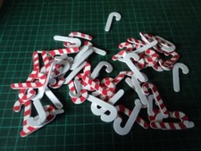 63 selbstklebende Moosgummisticker Zuckerstangen