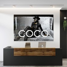 ✅ WANDBILD LUXUS COCO FRAU