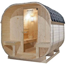 XXL Luxus Outdoor Fasssauna