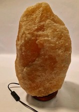 F-BG XXL 40cm HIMALAYA SALZKRISTALL LAMPE KRISTALLLAMPE SALZSTEINLAMPE SALZLAMPE