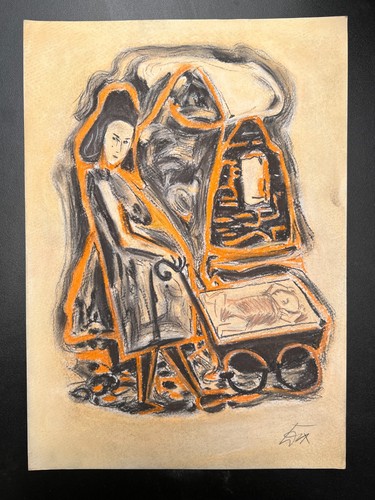 Otto dix zeichnung auf - zeichnung,