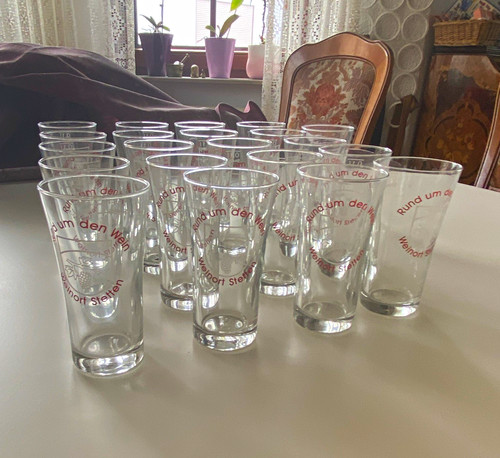 Trinkgläser aus glas 1 l - glas,
