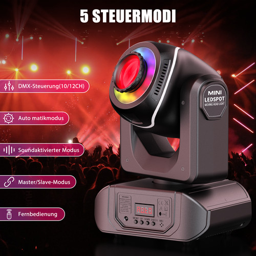120w rgbw pinspot moving - rgbw, head