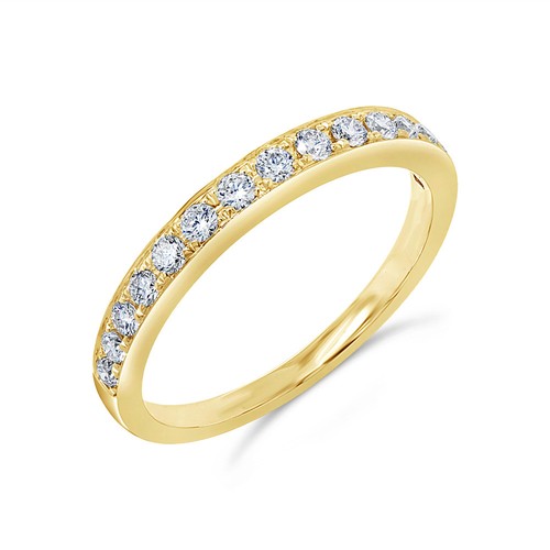 Damen round diamant spannring - round,