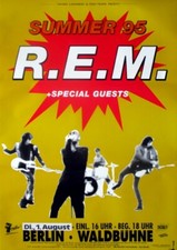 R.E.M. - REM - 1995 - Plakat -