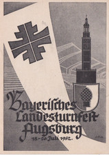 Bayerisches landesturnfest - ak,