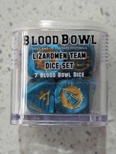Games Workshop Bloodbowl Echsenmenschen Würfel Würfel Set Blood Bowl Neu BNIB GW OOP