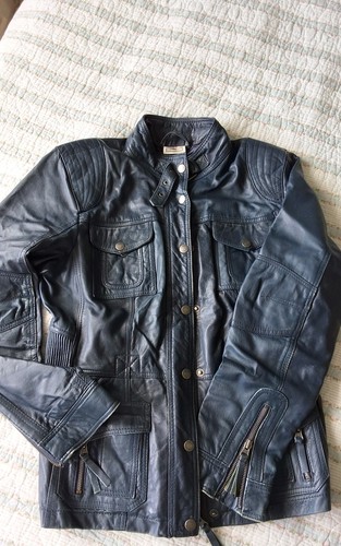 Damen lederjacke biker style - damen,
