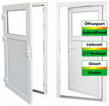 Kunststoff nebeneingangstür - kunststoff,