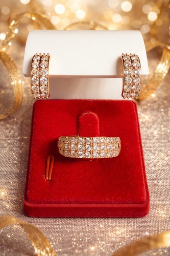 Mode schmuckset mit zirconia - mode,