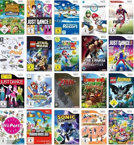 Nintendo wii spiele auswahl - spiele,