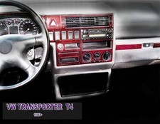 Cockpit Dekor für VW T4 Transporter Modelle Bj.1998-2003 Wurzelholz Look 18 tlg.