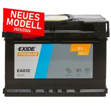 Exide Autobatterie 61AH 12V