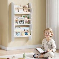 WOLTU Kinderregal Spielzeug Organizer Kinderzimmer Kinderbücherregal 3 Ablagen