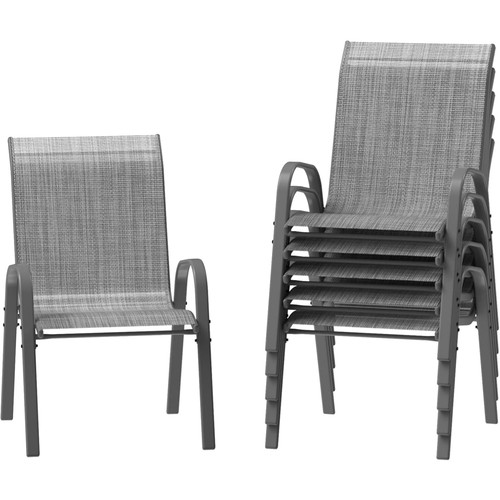 Gartenstühle stapelbar 6er - gartenstühle,