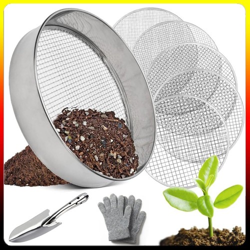 Gartensieb rund 30cm mit - rund, 5