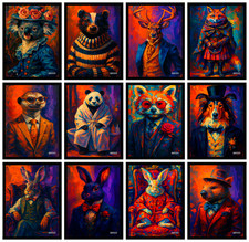 Trendy Tier Poster Fuchs Panda